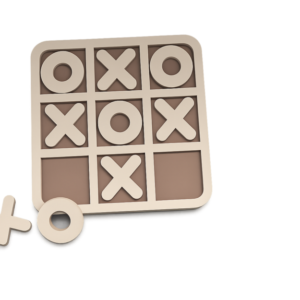 Tic Tac Toe wooden puzzle